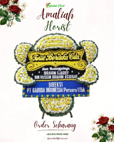 Papan Bunga Duka di Pandanajeng